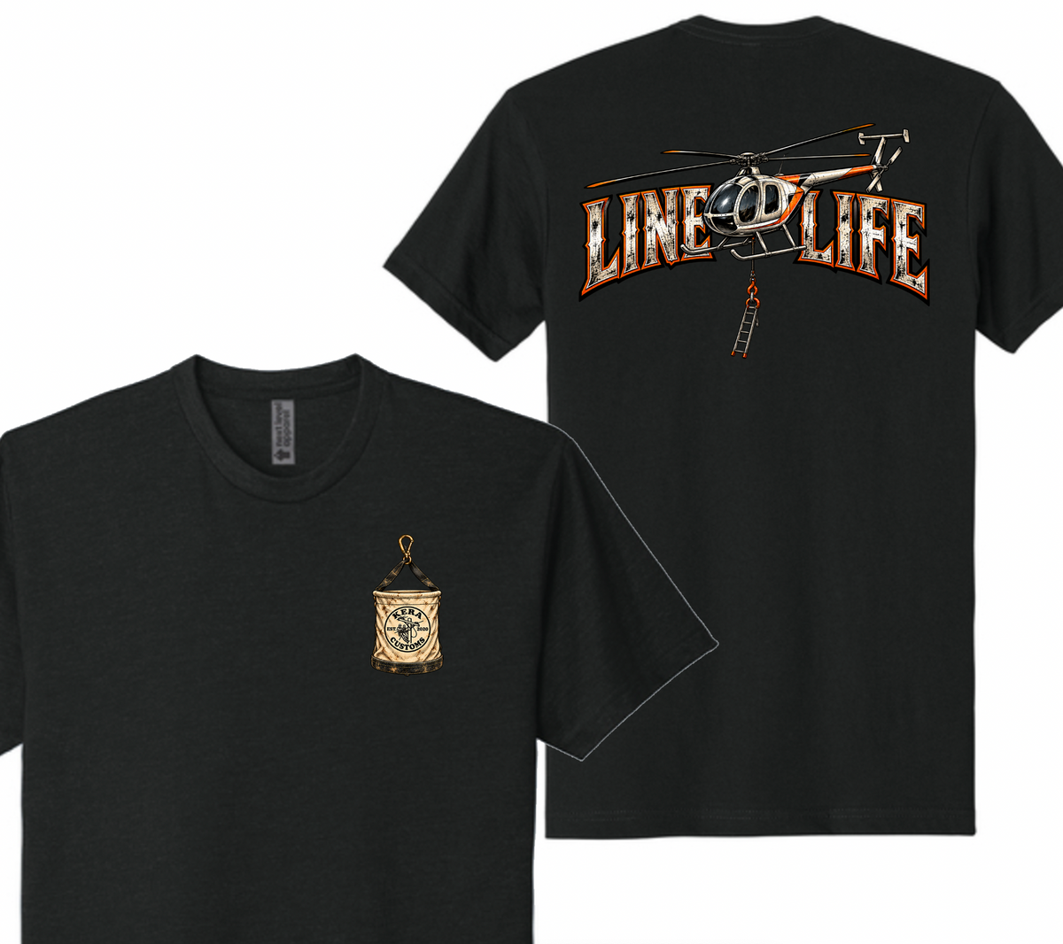 Line Life Helicopter Ladder Next Level Tee