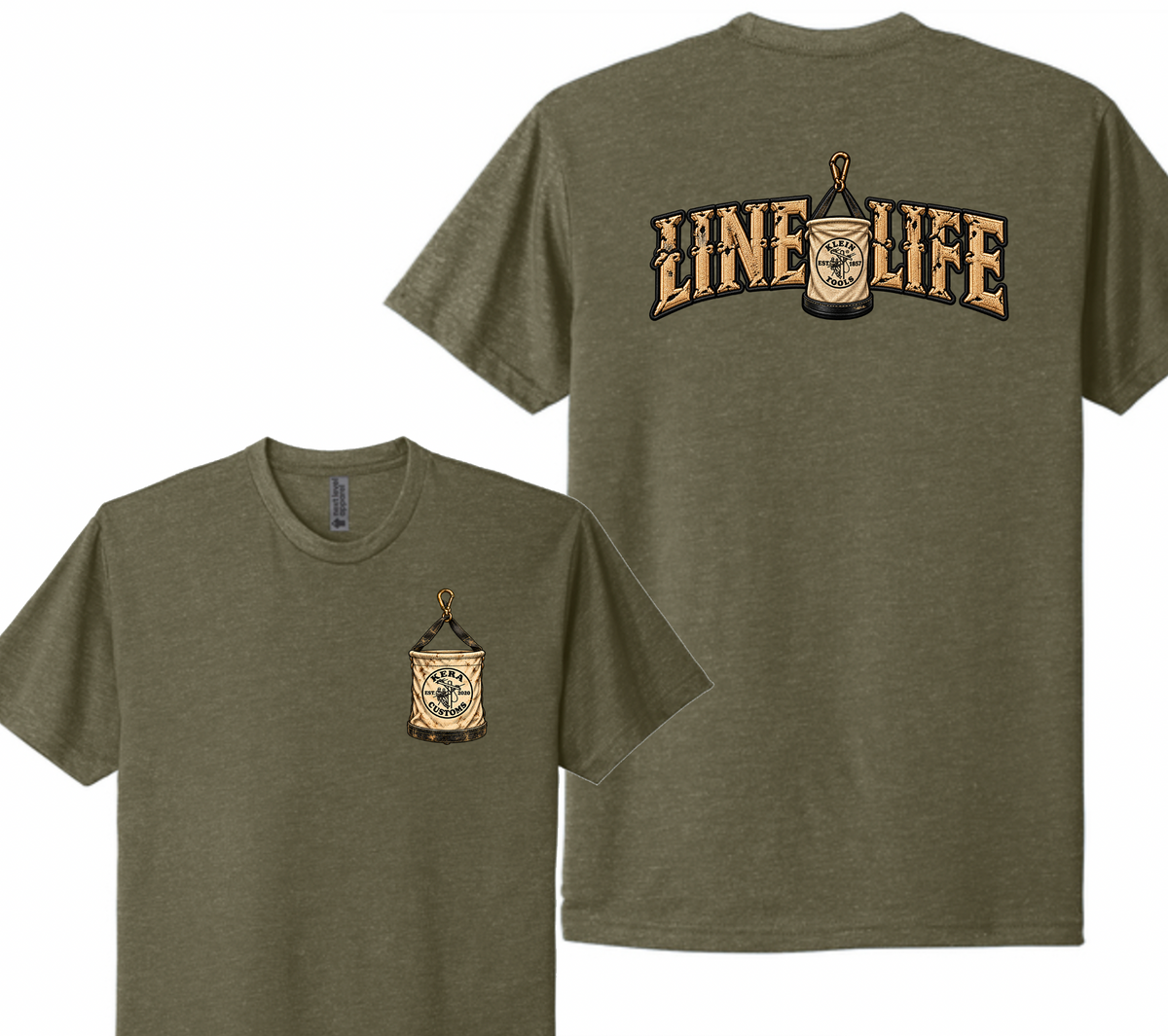 Line Life Diddy Bag Next Level Tee