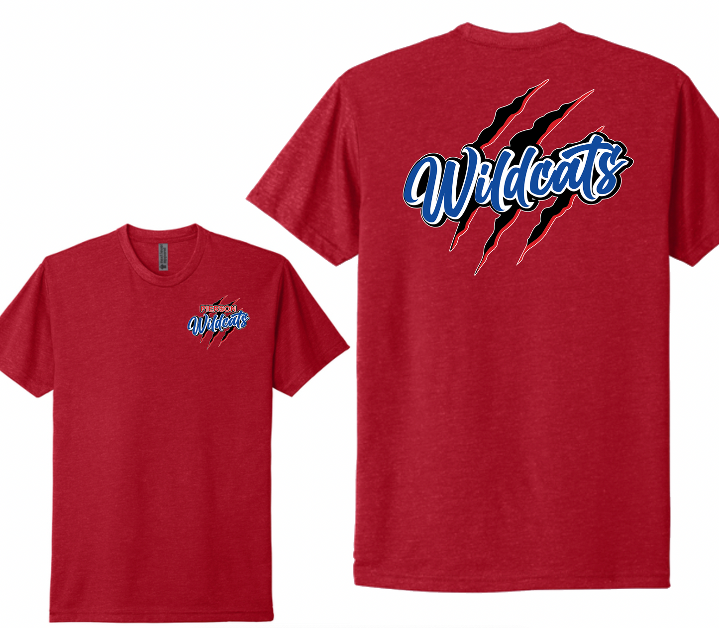 Next Level Apparel ADULT CVC Tee-Pierson Wildcats