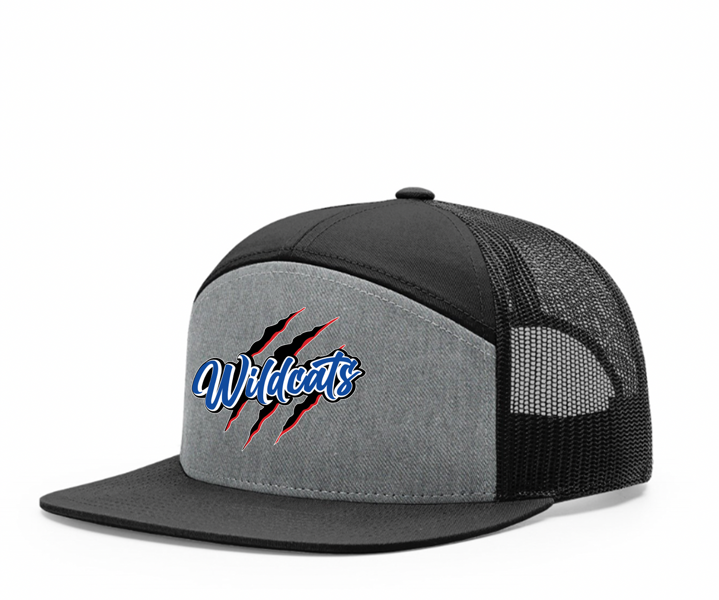 Wildcats Richardson 7-Panel Trucker Hat – Heather Grey / Black