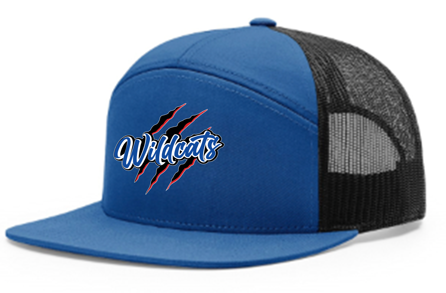 Wildcats Richardson 7-Panel Trucker Hat – Royal Blue / Black