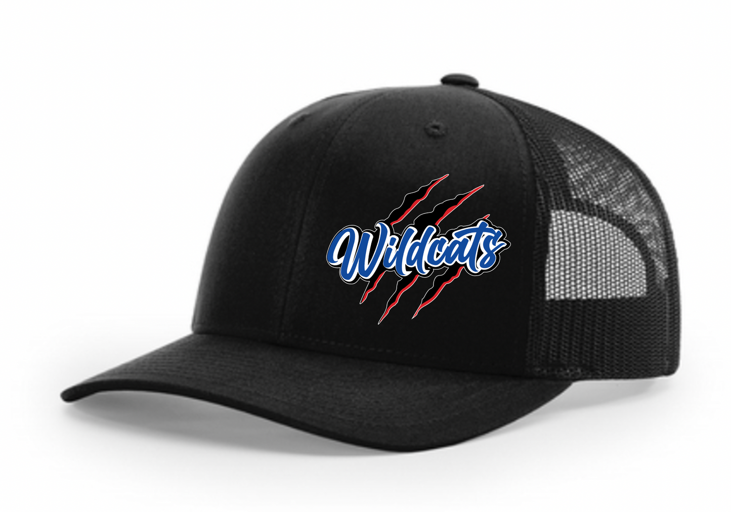Wildcats Richardson 112 Trucker Hat – Black/Black