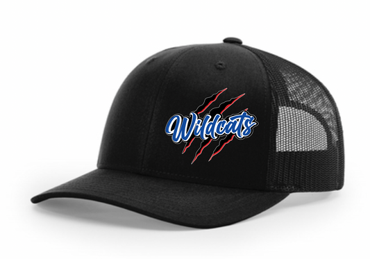 Wildcats Richardson 112 Trucker Hat – Black/Black