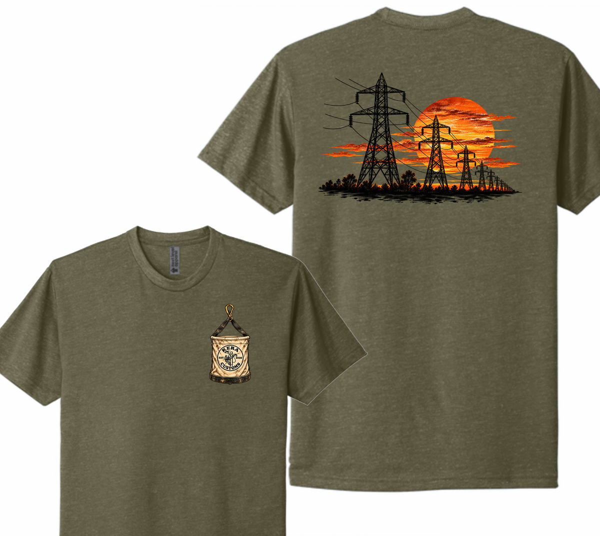 Transmission Sunset Next Level Tee