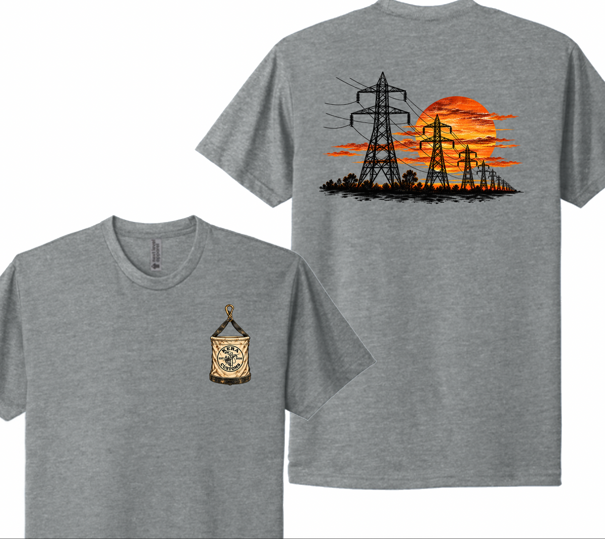 Transmission Sunset Next Level Tee