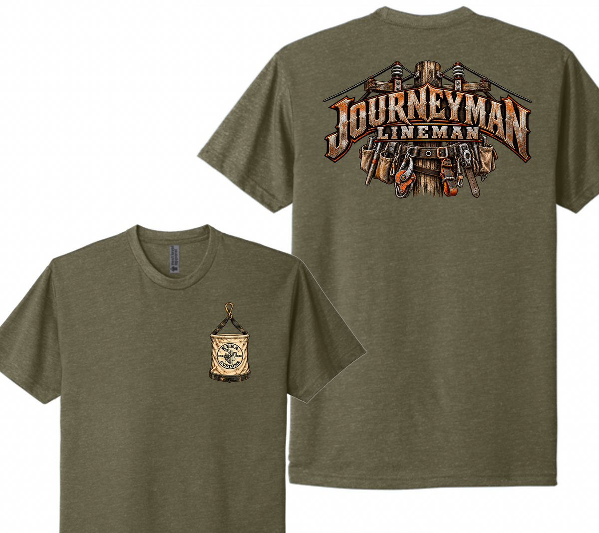 Journeyman Lineman Next Level Tee