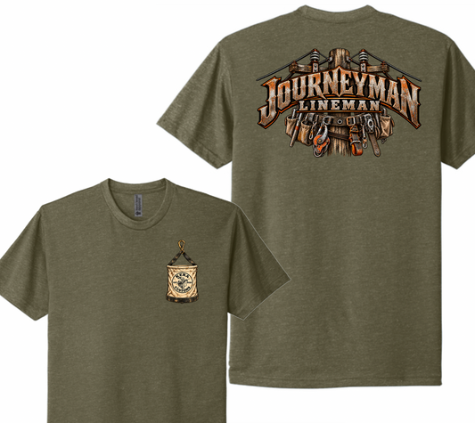 Journeyman Lineman Next Level Tee