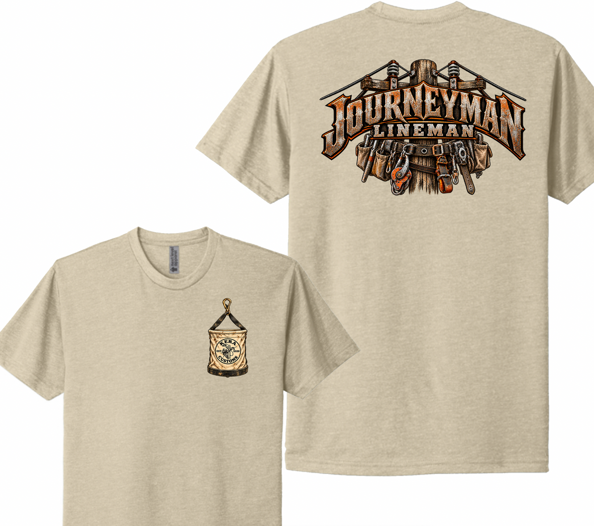 Journeyman Lineman Next Level Tee
