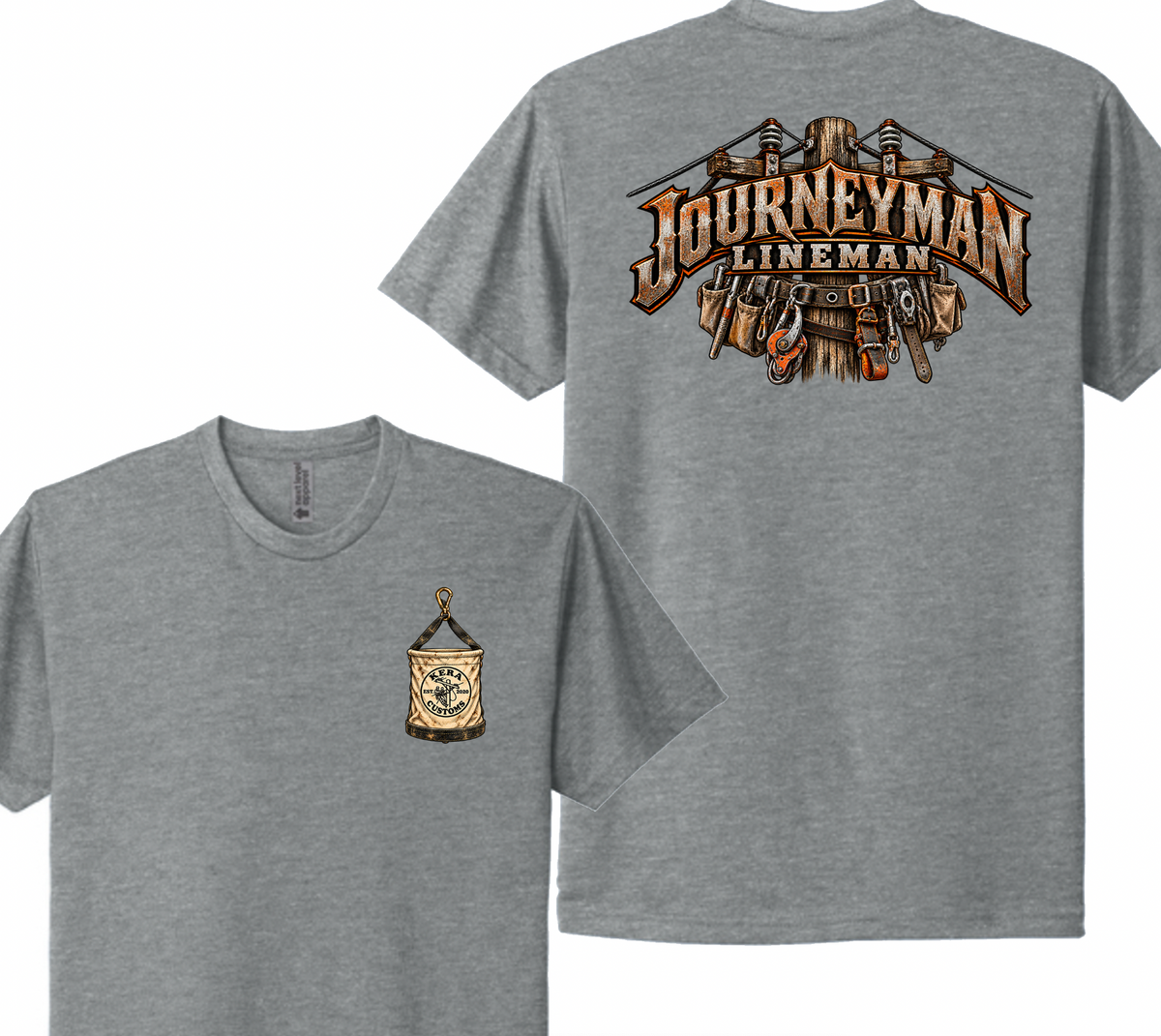 Journeyman Lineman Next Level Tee