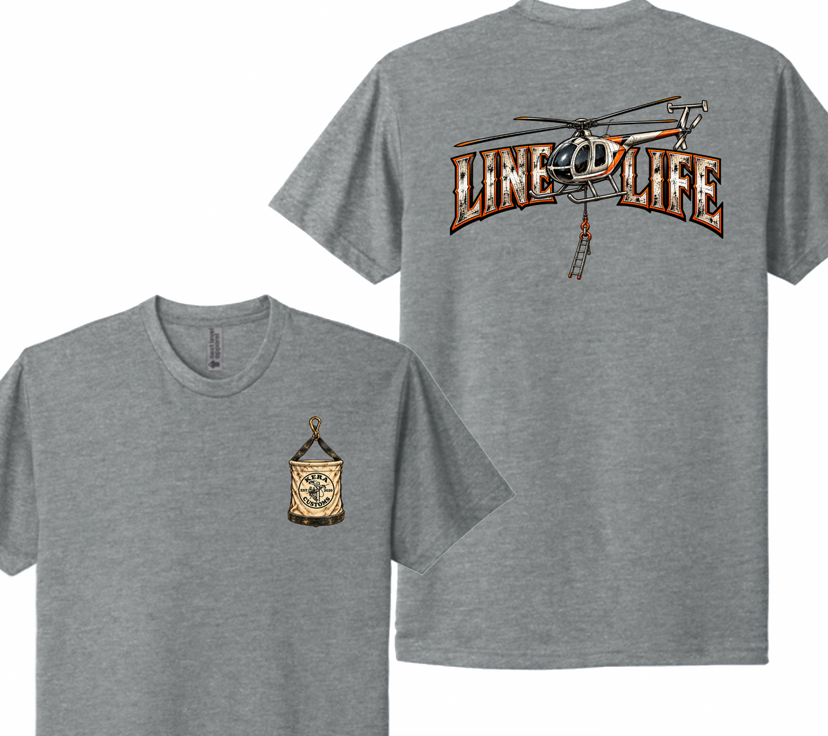Line Life Helicopter Ladder Next Level Tee