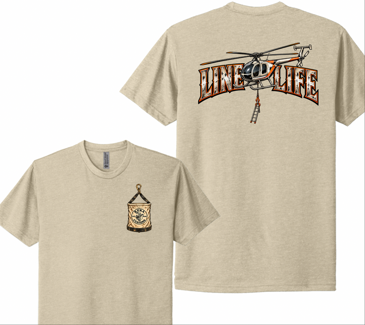 Line Life Helicopter Ladder Next Level Tee