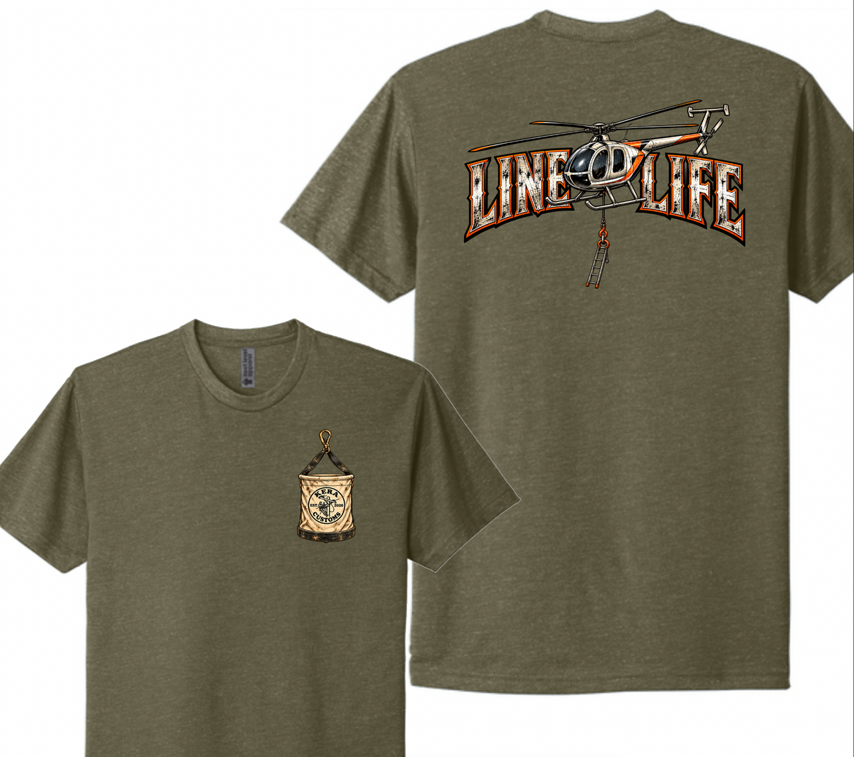 Line Life Helicopter Ladder Next Level Tee