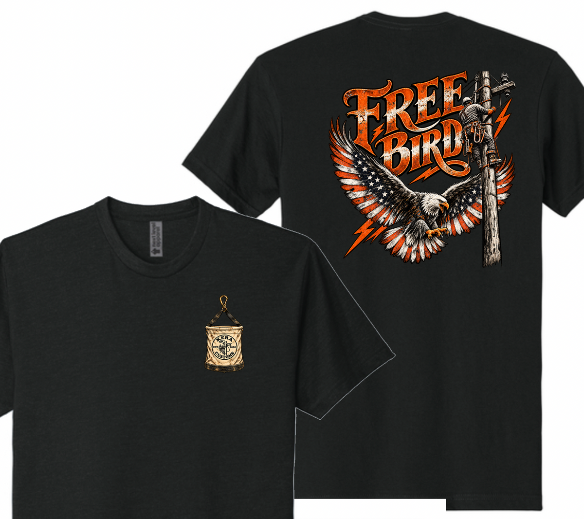 Free Bird American Flag