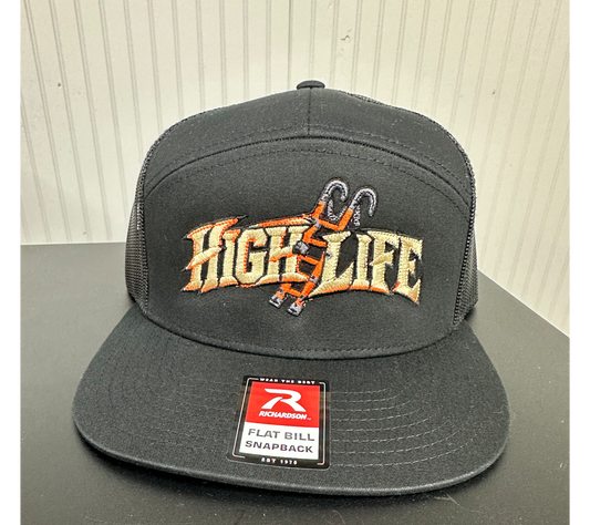 High Life Hook Ladder Richardson 168 Flat Bill Hat